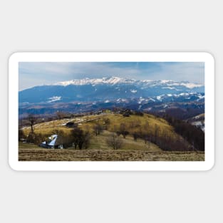 Bucegi mountains in Romania Sticker